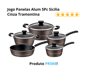Jogo de Panelas em Oferta na Amazon