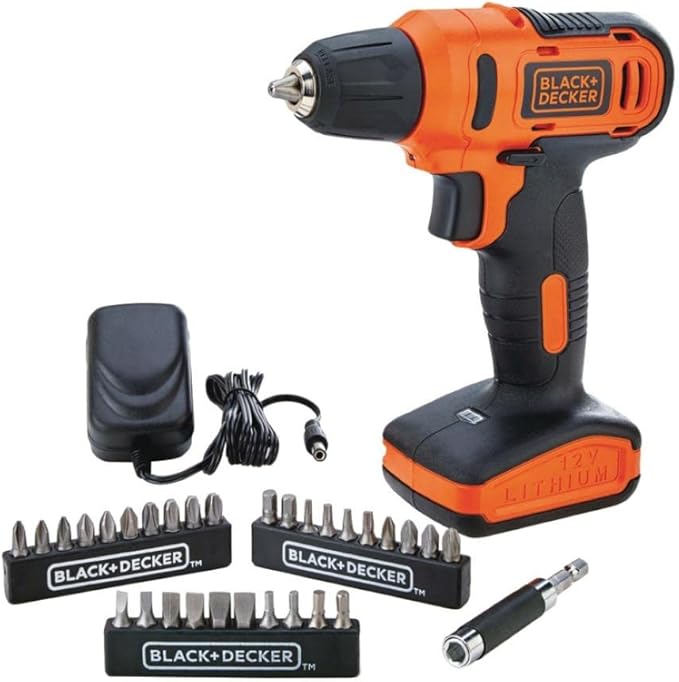 Black+Decker Parafusadeira e Furadeira LD12SP 12V