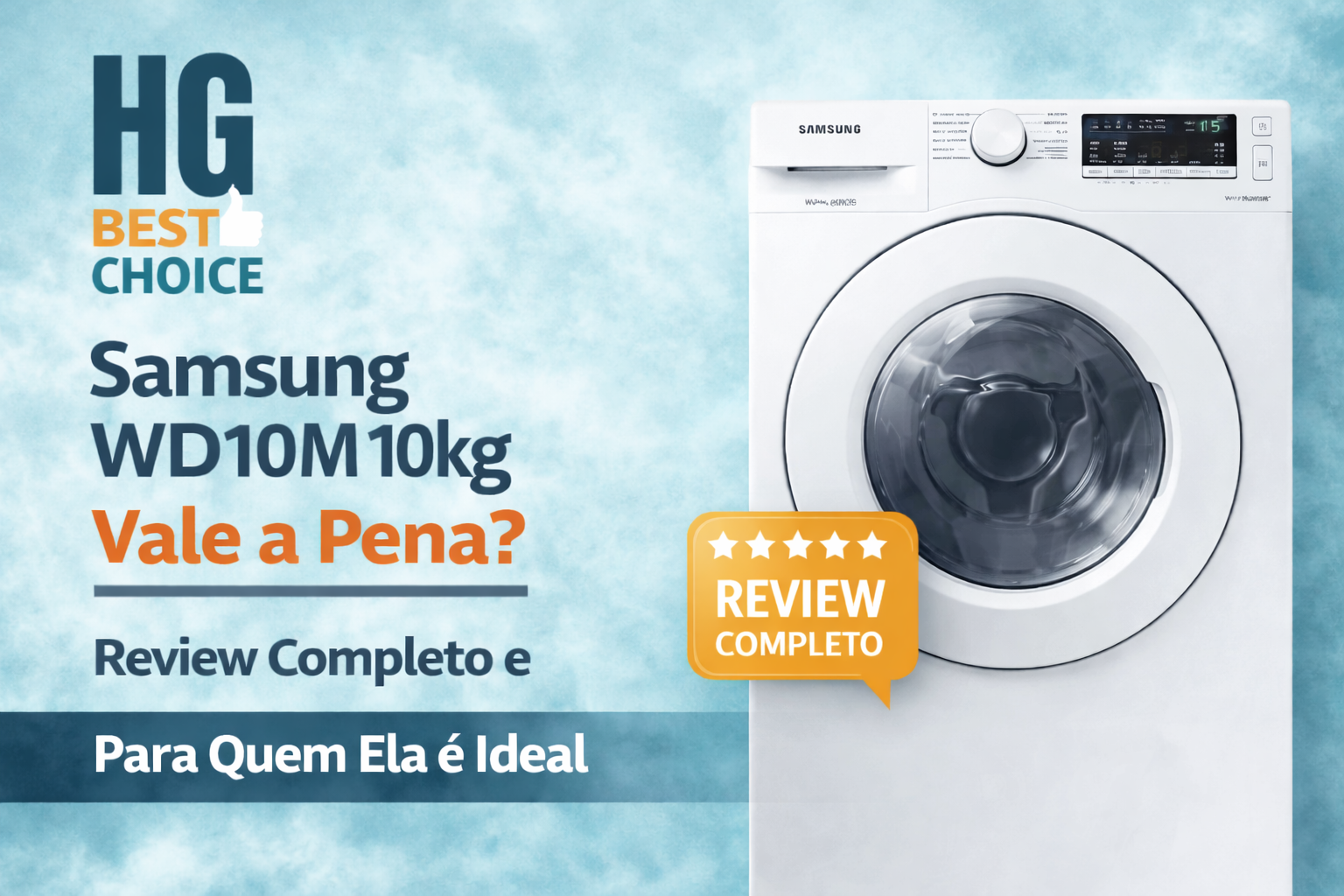 Samsung Lava e Seca WD10M 10kg branca
